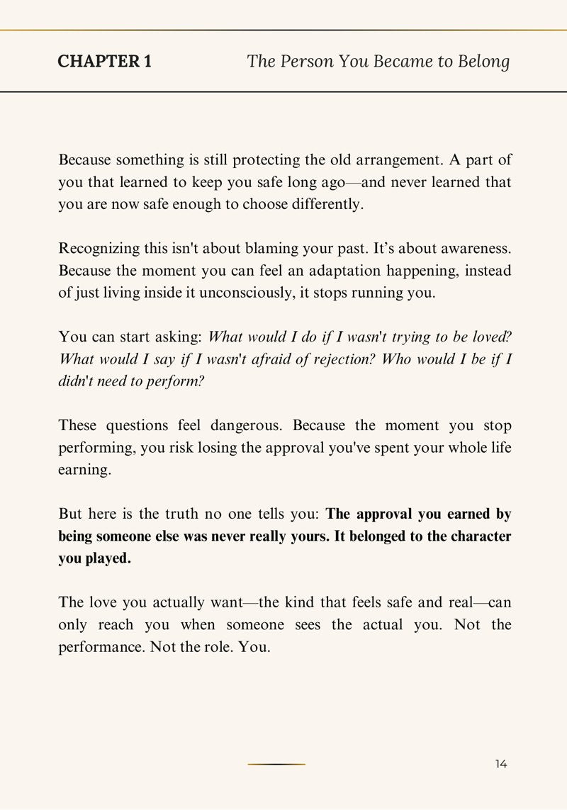 Who Am I Now? — The Belonging Inventory