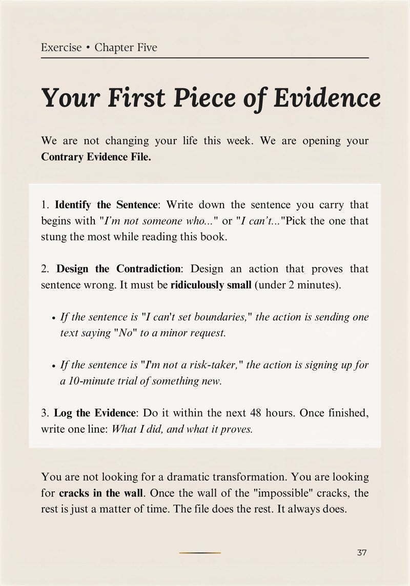 Who Am I Now? — Your First Piece of Evidence