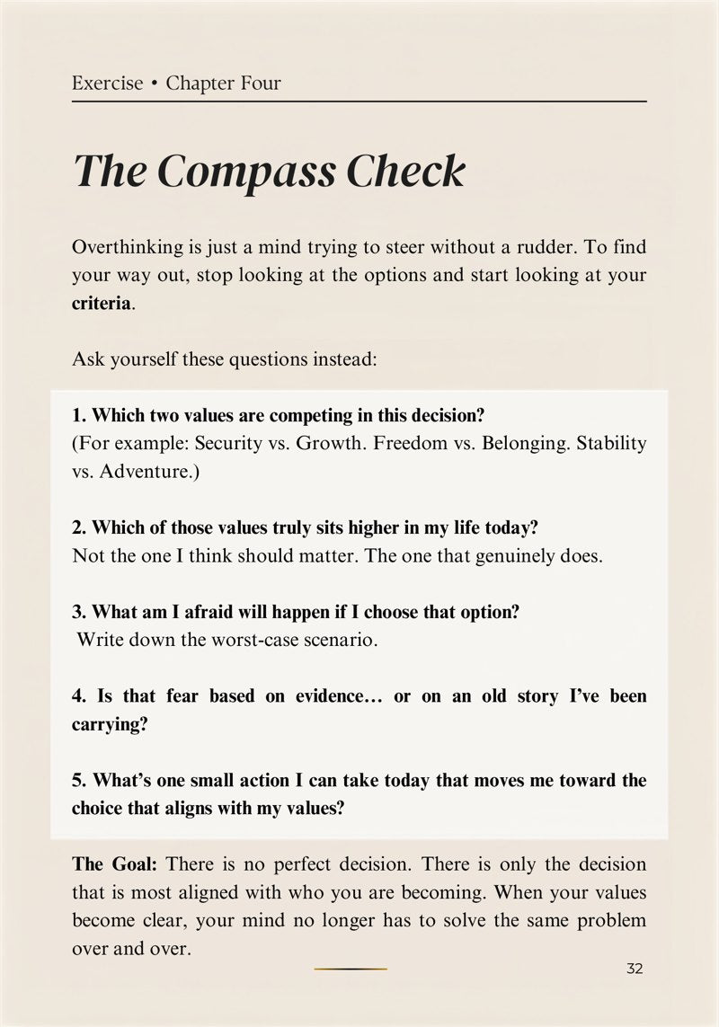 Who Am I Now? — The Compass Check