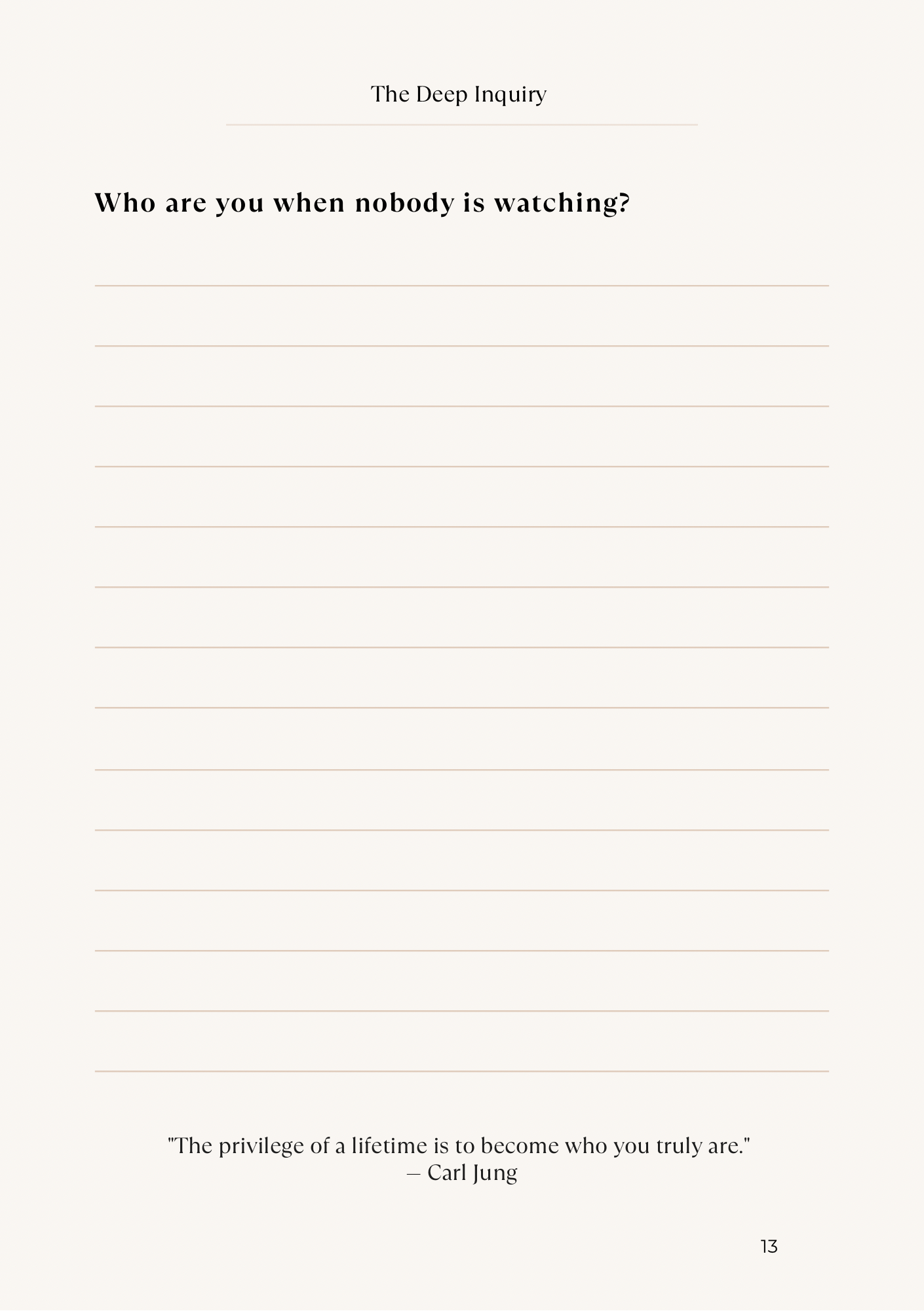 The 30-Day Self Discovery Journal