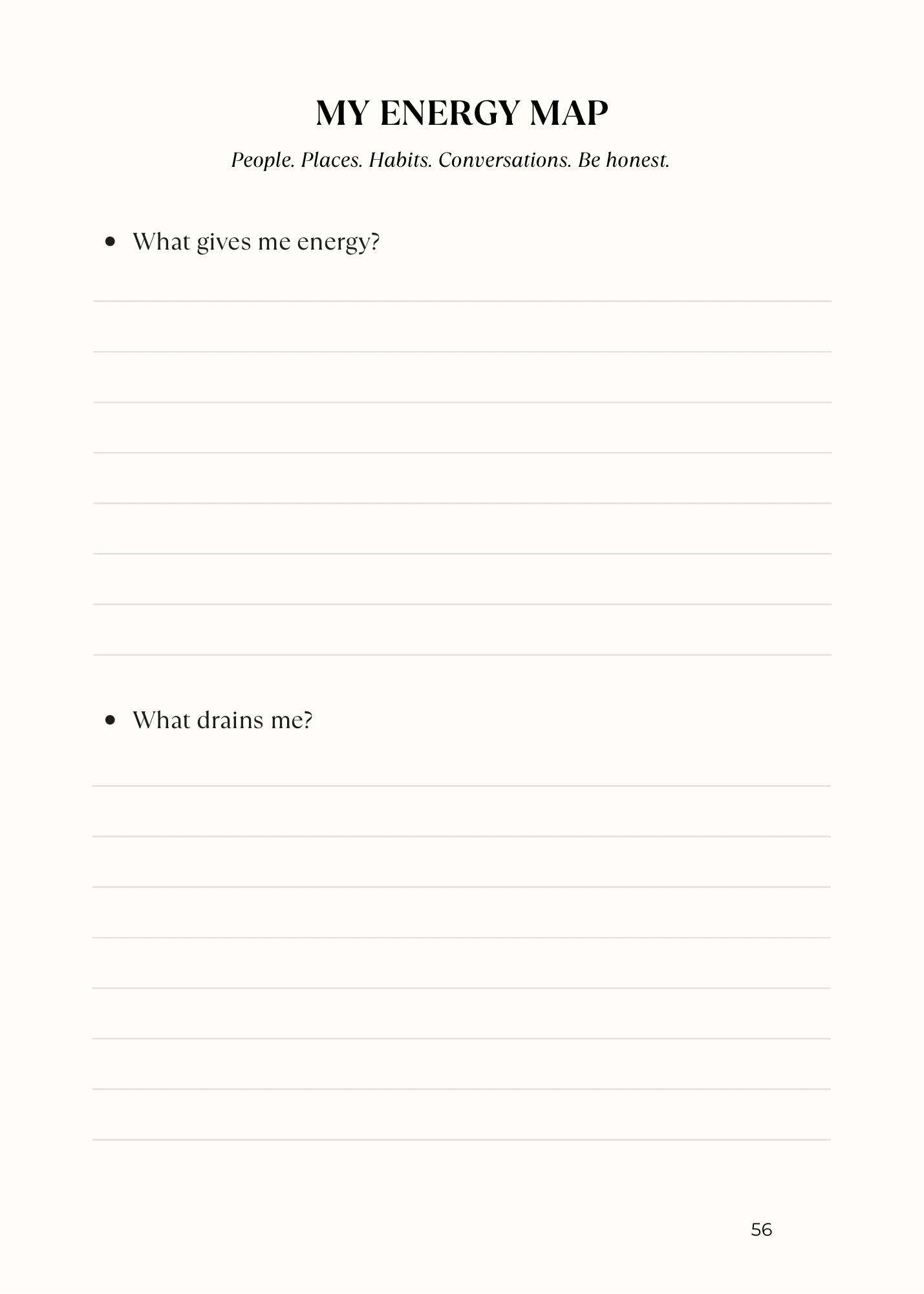 Self Discovery Journal