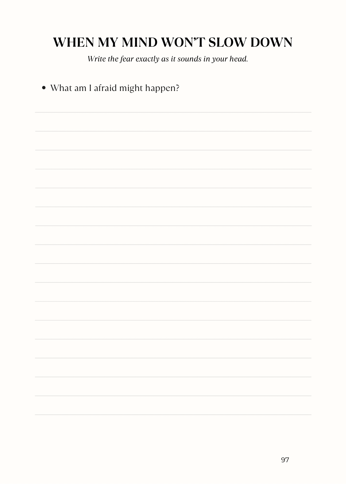 Self Discovery Journal