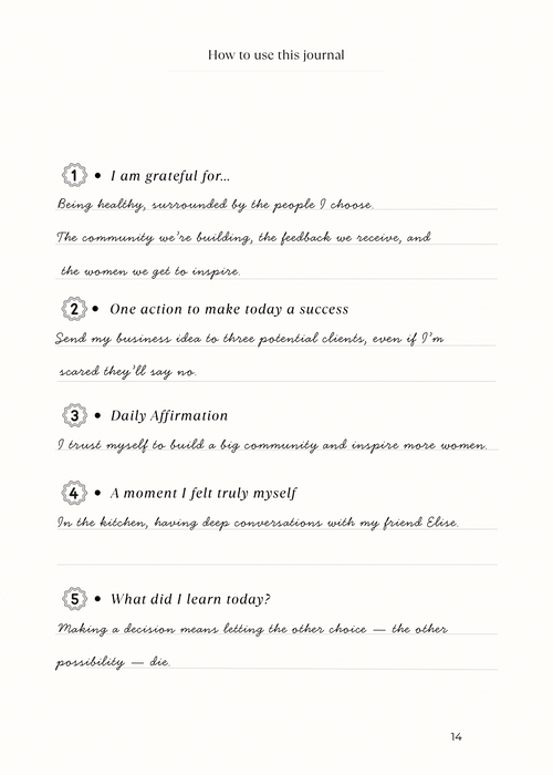 Self Discovery Journal