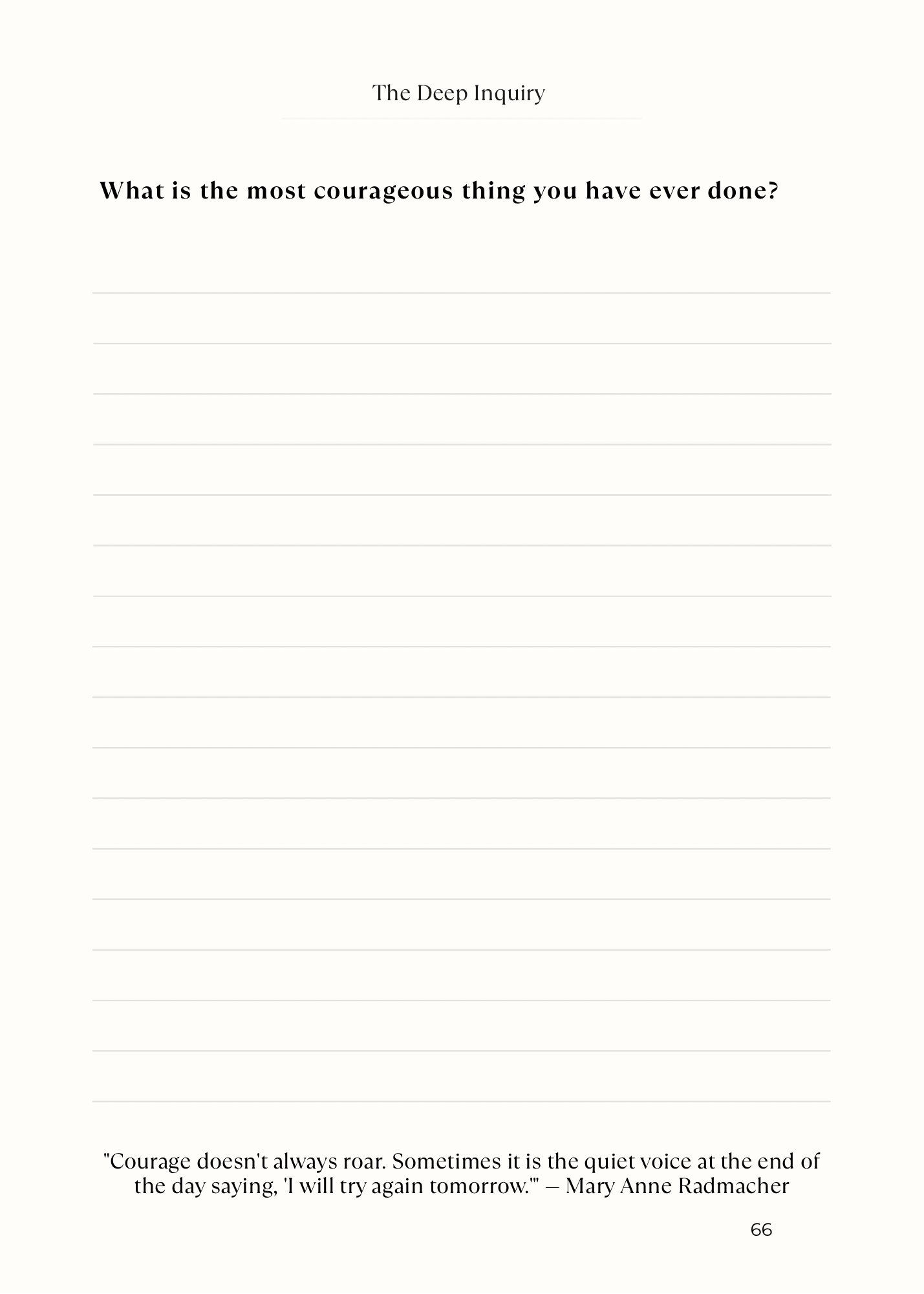 Self Discovery Journal